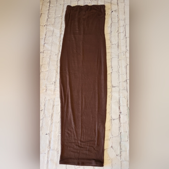 naked wardrobe Meant Tu-Be Maxi Dress - Chocolate (M) - Picture 2 of 3